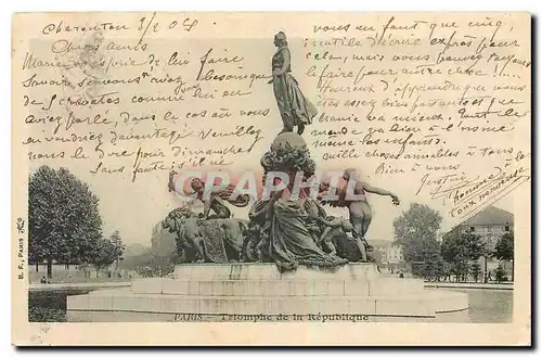 Ansichtskarte AK Paris Triomphe de la Republique