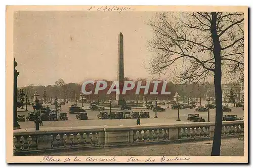 Ansichtskarte AK Paris Place de la Concorde vue des Tuileries