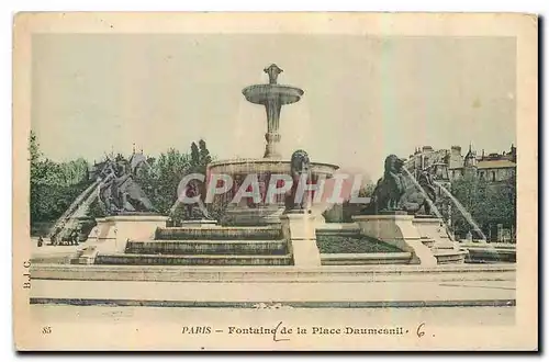 Cartes postales Paris Fontaine de la Place Daumesnil