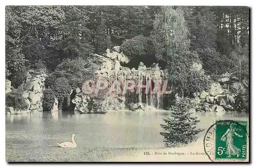 Ansichtskarte AK Bois de Boulogne La Grande Cascade