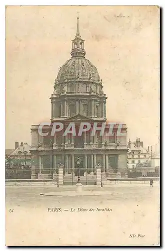 Cartes postales Paris le Dome des Invalides