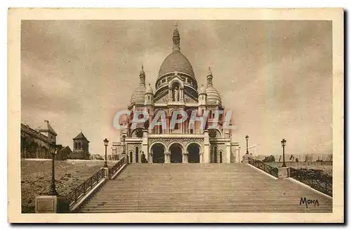 Ansichtskarte AK Les Petits Tableaux de Paris Basilique du Sacre Coeur a Montmartre oeuvre de L Magne