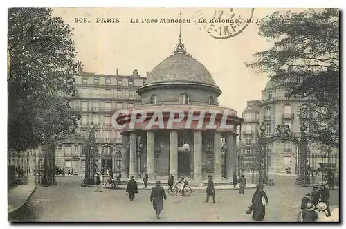 Ansichtskarte AK Paris Le Parc Monceau La Rotonde