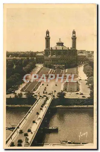 Ansichtskarte AK Paris en flanant Le Pont d'Iena et le Palais du Trocadero vus de la Tour Eiffel