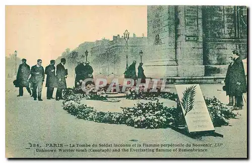 Ansichtskarte AK Paris La Tombe du Soldat Inconnu et la Flamme perpetuelle du Souvenir