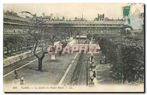 Ansichtskarte AK Paris le Jardin du Palais Royal