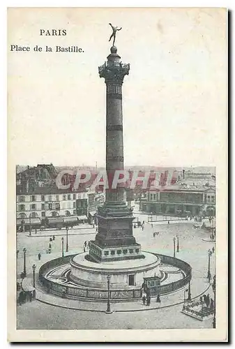 Cartes postales Paris Place de la Bastille