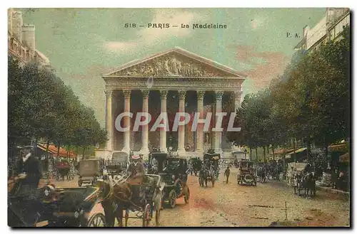 Cartes postales Paris la Madeleine