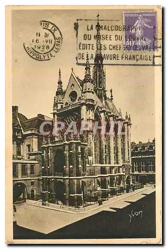 Ansichtskarte AK Paris en Flanant la Sainte Chapelle