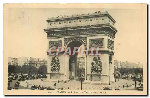 Cartes postales Paris l'Arc de Triomphe