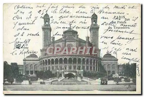 Ansichtskarte AK Paris le Palais du Trocadero