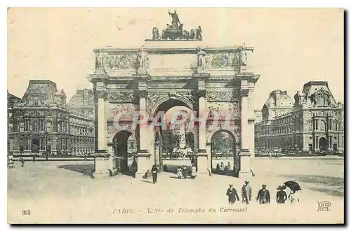 Cartes postales Paris l'Arc de Triomphe du Carrousel