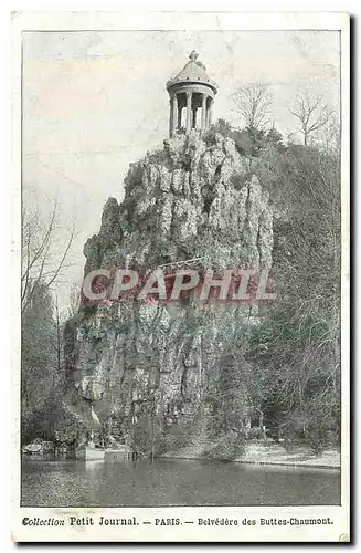 Ansichtskarte AK Collection Petit Journal Paris Belvedere des Buttes Chaumont