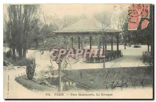 Cartes postales Paris parc Montsouris le Kiosque