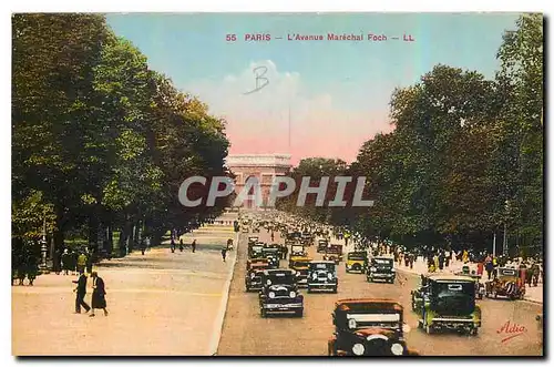 Cartes postales Paris l'Avenue Marechal Foch