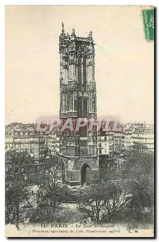 Cartes postales Paris la Tour St Jacques