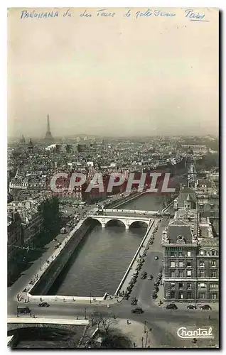 Ansichtskarte AK Paris Panorama des Tours de Notre Dame