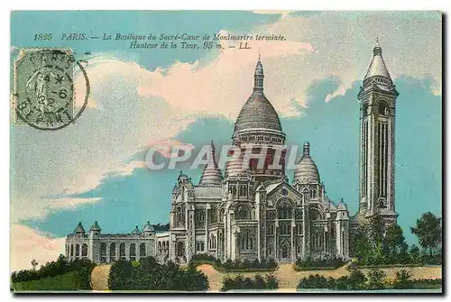 Ansichtskarte AK Paris la Basilique du Sacre Coeur de Montmartre terminee