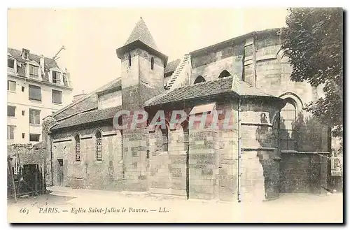 Ansichtskarte AK Paris Eglise Saint Julien le Pauvre