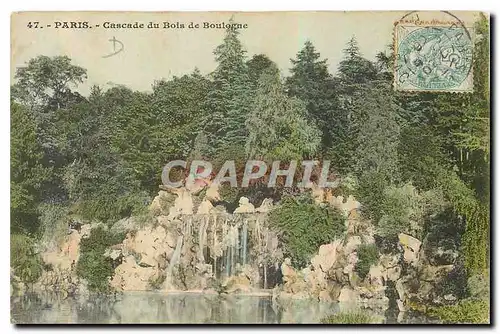 Cartes postales Paris Cascade du Bois de Boulogne