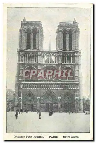 Cartes postales Collection Petit Journal Paris Notre Dame