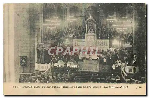 Ansichtskarte AK Paris Montmartre Basilique du Sacre Coeur le Maitre Autel