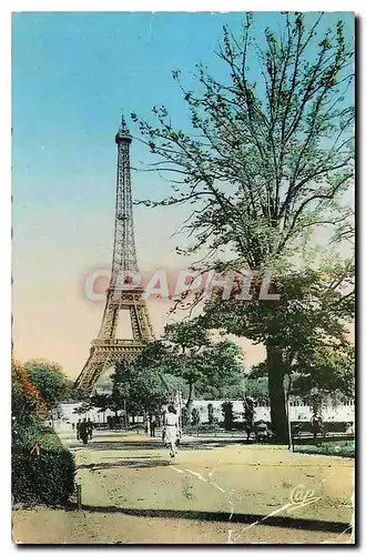 Ansichtskarte AK Paris la Tour Eiffel vue des Jardins du Palais de Chaillot