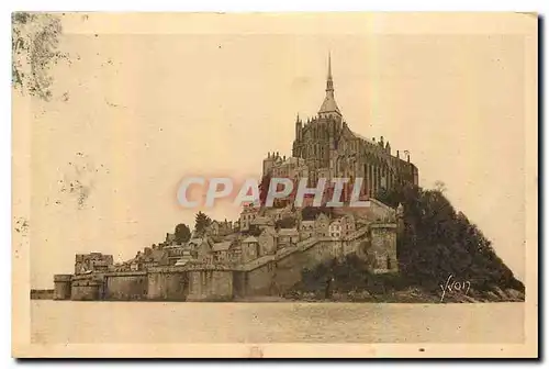 Ansichtskarte AK Mont Saint Michel vue generale Cote Nord Est