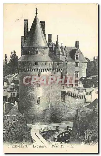 Ansichtskarte AK Langeais le Chateau Facade Est