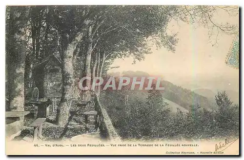 Cartes postales Val d'Ajol les deux Feuillees vue prise de la Terrasse de la Feuillee Nouvelle