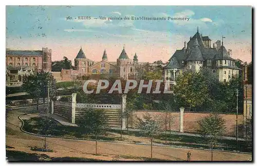 Ansichtskarte AK Reims vue generale des Etablissements Pommery