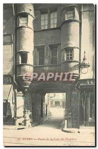 Cartes postales Reims Porte de la Cour du Chapitre