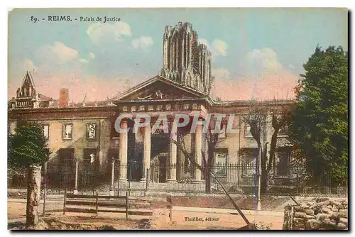 Cartes postales Reims Palais de Justice