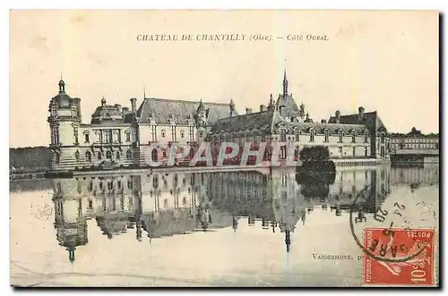 Ansichtskarte AK Chateau de Chantilly Oise Cote Ouest