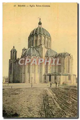 Cartes postales Reims Eglise Sainte Clothilde
