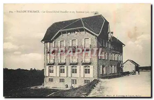 Cartes postales Ballon d'Alsace Le Grand Hotel Stauffer et du Sommet