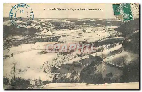 Cartes postales Le Val d'Ajol sous la Neige de Feuillee Dorothee Hotel