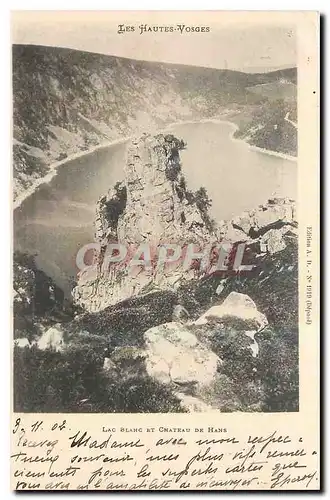 Cartes postales Les Hautes Vosges Lac Blanc et Chateau de Hans
