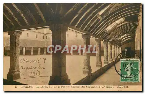 Ansichtskarte AK Evreux le Lycee Cloitre de l'ancien Couvent des Capucins XVII siecle