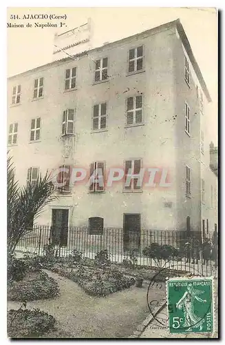 Ansichtskarte AK Ajaccio Corse Maison de Napoleon