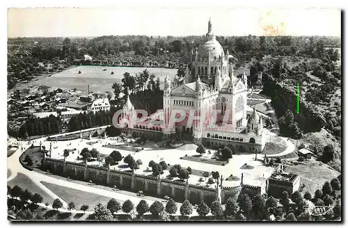 Cartes postales Lisieux Calvados la basilique vue aerienne