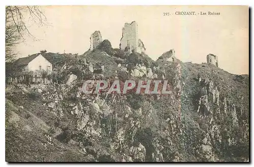 Cartes postales Crozant les Ruines