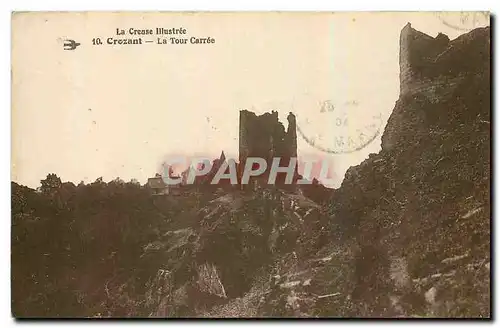 Cartes postales La Creuse Illustre Crozant la Tour Carree
