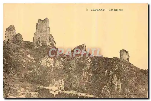 Cartes postales Crozant les Ruines