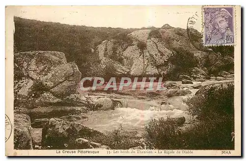 Ansichtskarte AK La Creuse Pittoresque les Bords du Thaurion la Rigole du Diable