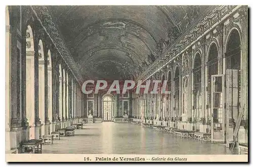 Cartes postales Palais de Versailles galerie des Glaces