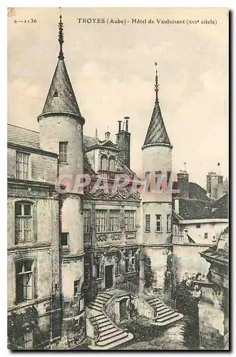 Ansichtskarte AK Troyes Aube Hotel de Vauluisant