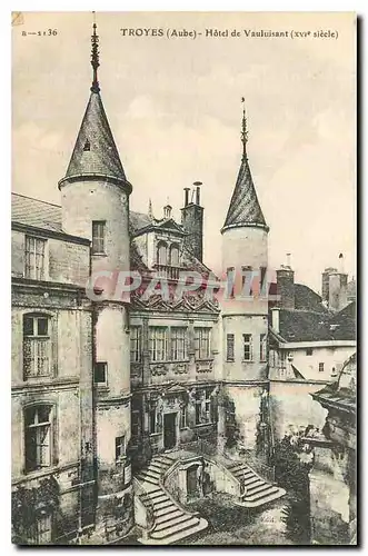 Cartes postales Troyes Aube Hotel de Vauluisant
