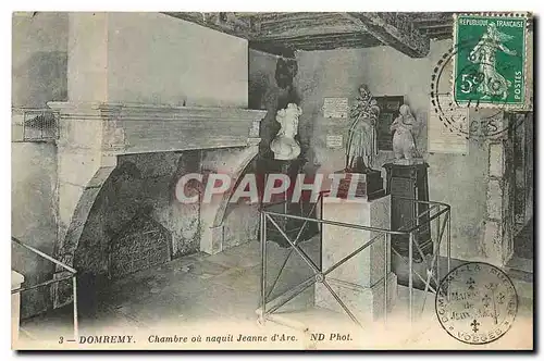 Cartes postales Domremy Chambre ou naquit Jeanne D'Arc