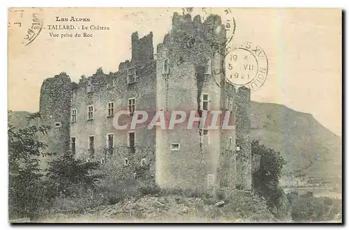 Cartes postales Les Alpes Tallard Le Chateau Vue prise du Roc